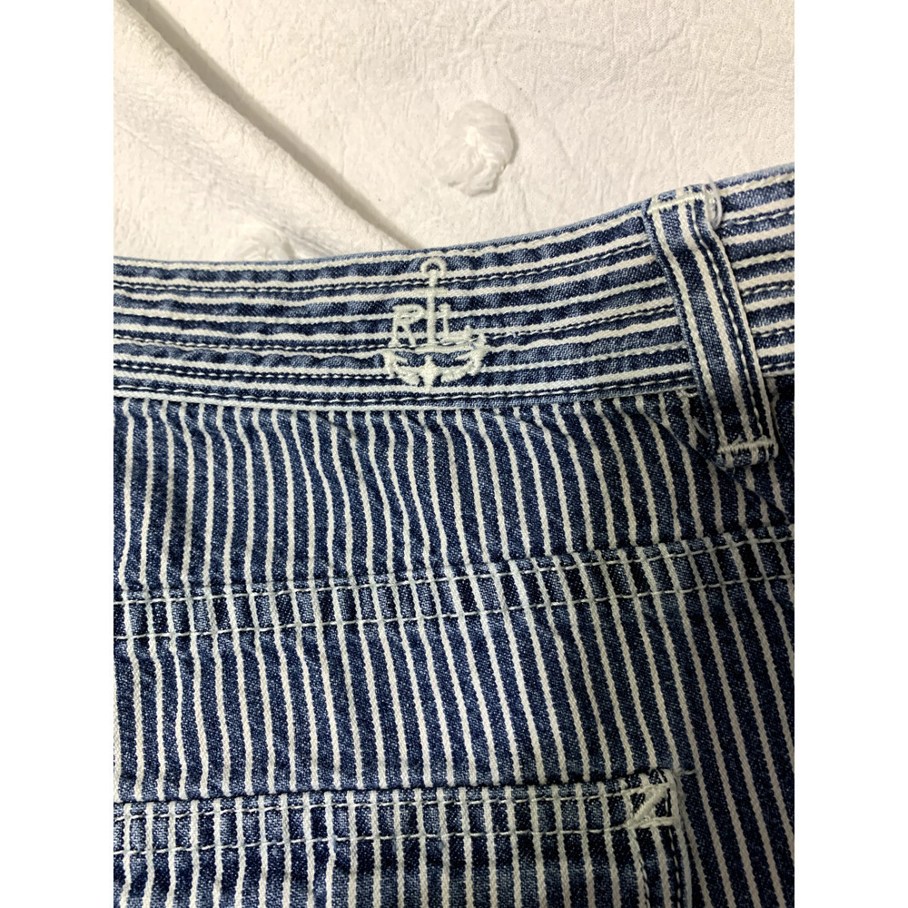 Lauren Jeans Co. Women's shorts Size 12 Striped Nautical Lauren Vacation Resort - Picture 10 of 10
